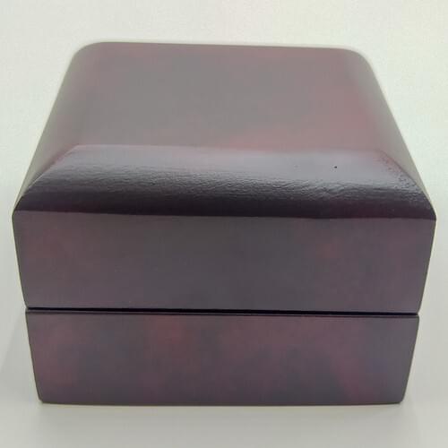 Ozer Box Wood Illuminated Ring & Wedding Ring Box