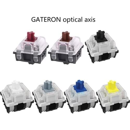 Hot Gateron Optical Switches Interchange Optical Switch Mechanical Keyboard SK61 SK64 Blue, Red, Brown, Black,Yellow,Axis 0560