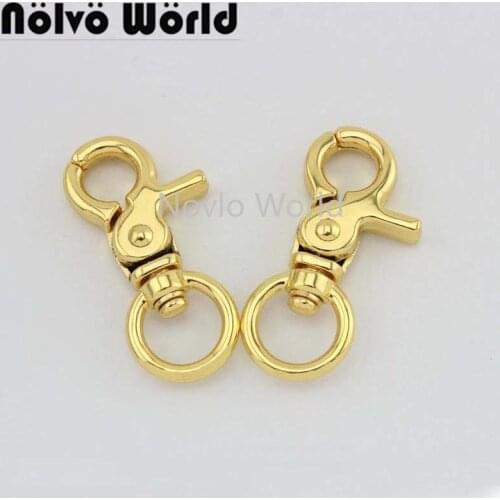 10-50 pieces 13mm 0.5 inch powerful swivel clasp lobster claws swivel hook for dog rope bag chains set
