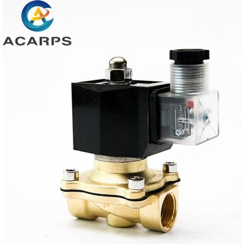 1/2" Brass Solenoid Valve Normally Closed Normally Open IP65 220V Switch Valve Water Valve