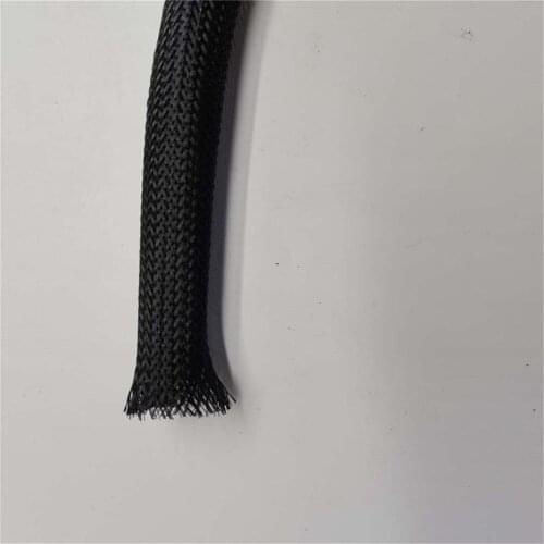 Nylon braided insulated casing wire harness cable protective sleeve wear-resistant sheath tube 1 meter