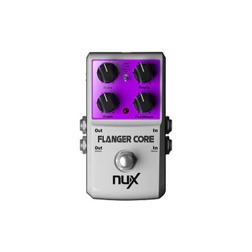 NUX Flanger Core Stomp Boxes Core Series Guitar Effect Pedal Normal and Tape Flanging Musical Instruments