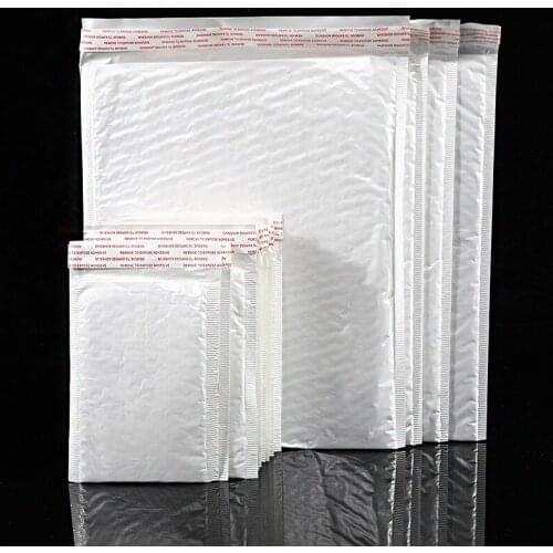 Office Stationery Paper White Envelope Paper Bubble Bag Foam Collision Postage Delivery Bag