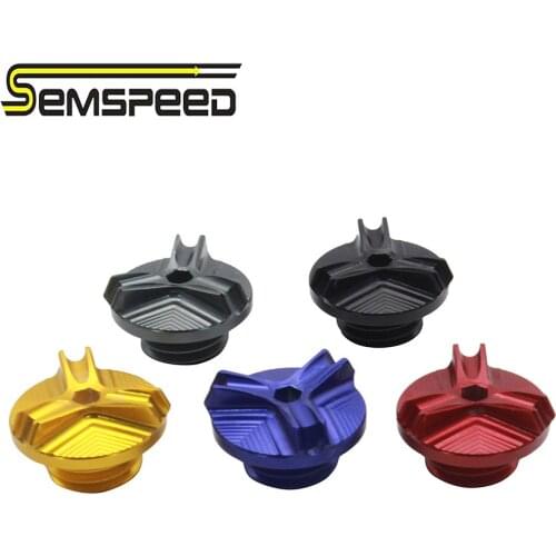 SEMSPEED For KAWASAKI Versys 650 1000 VERSYS 1000 ABS M20*2.5 Motorcycle Accessories Engine Oil Cup Motor Engine Tank Cap Cover