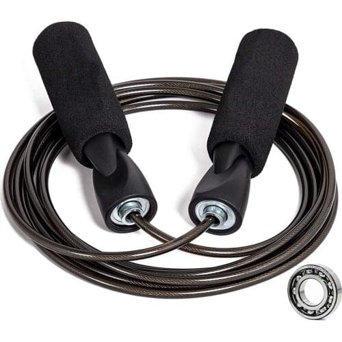 Adjustable Length Steel Wire Jump Rope Boxing Speed Skipping Workout Fitness Kids Adults Sport Exercise Training Equipment