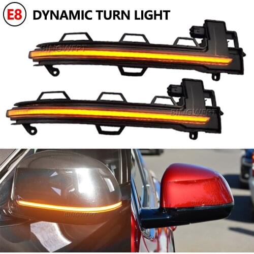 2pcs LED Dynamic Turn Signal Light For BMW X3 G01 2018 2019 2020 Flowing Water Blinker Flashing Light