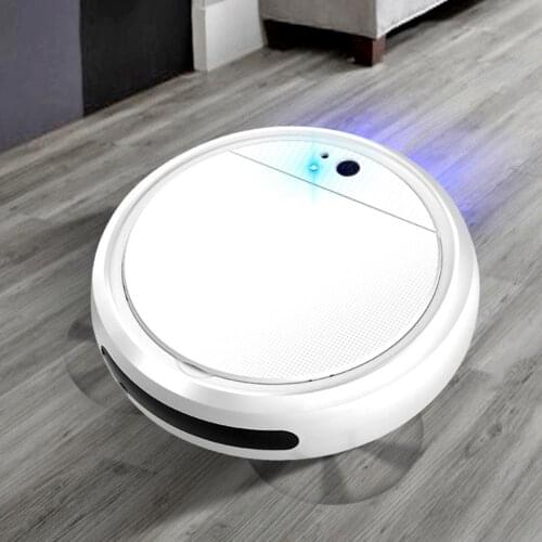 Robot Vacuum Intelligent Smart Sweeper Rechargeable High Efficiency ABS Automatic Pet Hairs Vacuum Cleaner for Home Lazy Sweeper