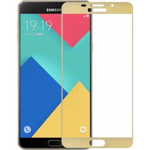 9H 2.5D full Cover Tempered Glass Screen Protector For Samsung Galaxy A9 Pro 2016 Duos A9100 SM-A9100 Protective Glass film