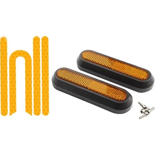Safety Reflective Rear Wheel Hub Covers Protective Back Shell For Xiaomi Mi Electric Scooter Pro 2 M365 Scooter Accessories