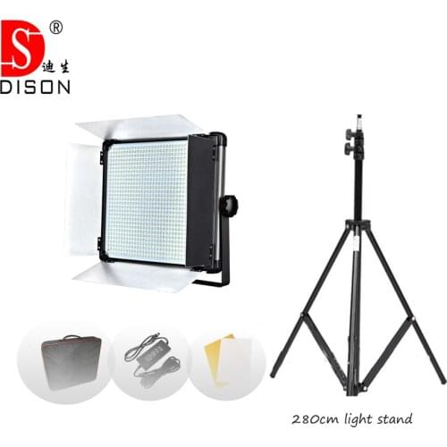 140W Yidoblo LED Light Pro Photography Studio Panel LED Lamp light D-2000II Bio-color light LED Video Lighting 3200K-5500k +Tri