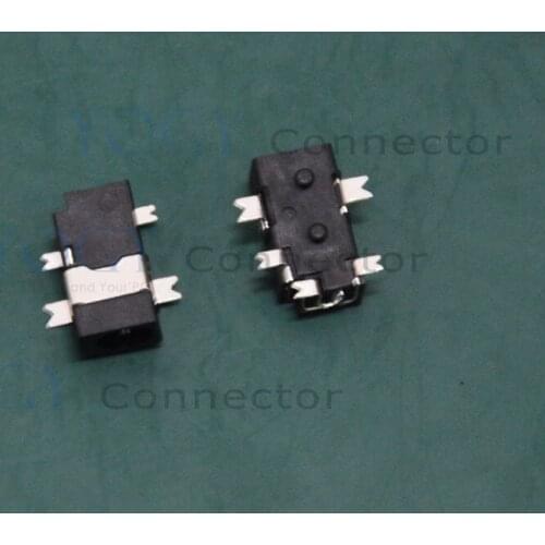 20pcs Power DC Jack Connector Socket, 5pin SMT, Hole dia 4mm Pin 1.3mm, Size 11.5x6.2x5.2mm, fit for Tablet, DV, MP4