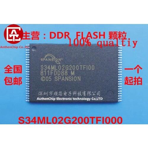 5pcs 100% new original S34ML02G200TF100 S34ML02G200TFI00 256MB NAND FLASH