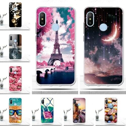 For Xiaomi Redmi 6 Pro / Xiaomi Mi A2 Lite Case Cover Soft TPU Silicon Phone Case for Xiaomi Redmi 6 Pro/Xiaomi Mi A2 Lite Coque