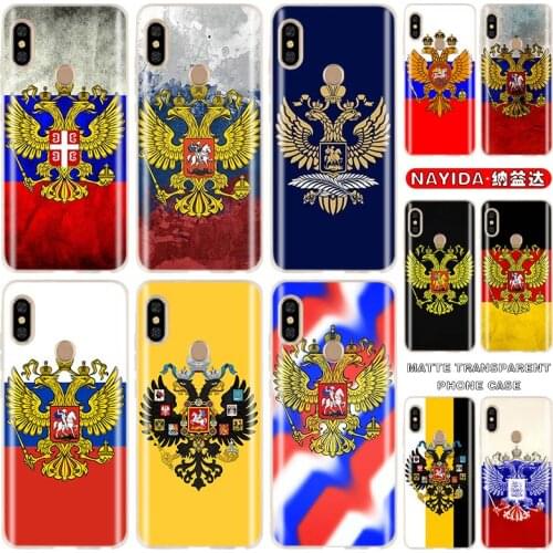 Russian flag Cover Soft Case For Xiaomi Redmi 9a 8A 7A Note 10 9 8 7 Pro Max 10S Y3 9S 8T
