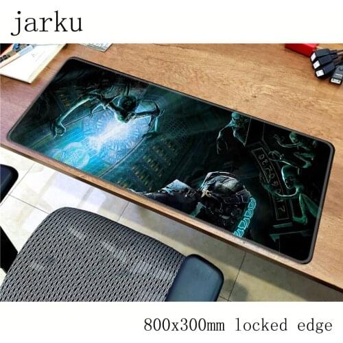 Dead space pad mouse computador gamer mause pad 800x300X2MM padmouse big xl mousepad ergonomic gadget office desk mats