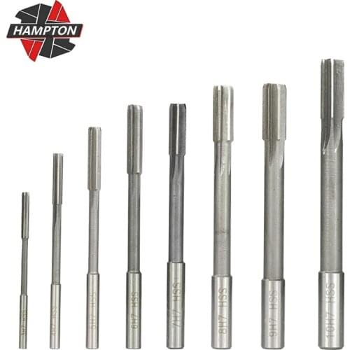 HSS Machine Reamer Set H7 2.0-12mm Chucking Reamer Straight Shank Milling Reamer Chucking Machine Cutter Tool
