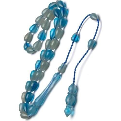 Islamic Tasbih Muslim Rosary Beads 33 Prayer Rosary For Men Bracelet For Men Accessory amber oltu amber stone Handmade Turkey