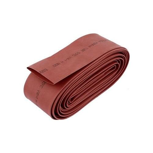 Red 35mm Dia Polyolefin 2:1 Heat Shrink Tubing Wire Wrap Cable Sleeve 5M 16Ft