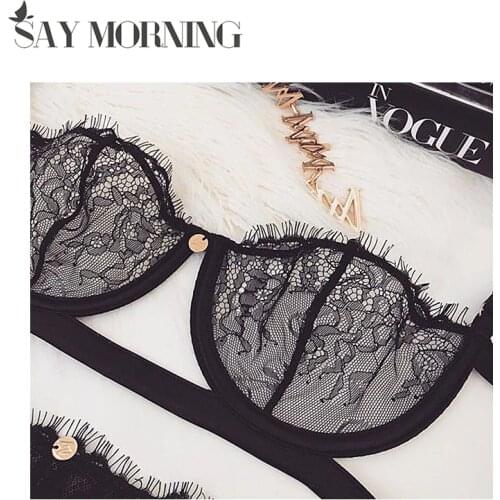 SAY MORNING Hot Selling Women Intimates Sexy Push-up Bra & Brief Sets Womens underwear Set Sexy Lingerie Set