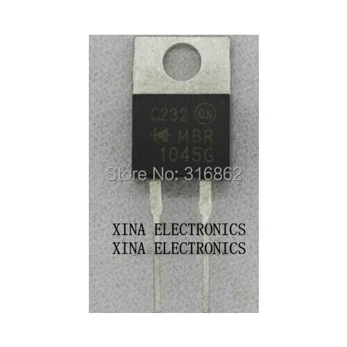 MBR745 MBR 745 7A 45V TO-220 ROHS ORIGINAL 10PCS/lot Free Shipping Electronics composition kit