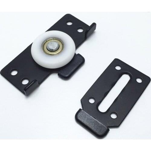 Free shipping furniture caster Positioning pulley sheave nylon pulley closet drawer filing cabinets pulley sliding door wheel