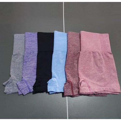 New style High waist seamless gym shorts fitness yoga short butt sports yoga shorts short workout leggings