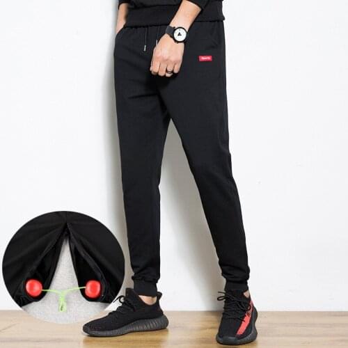 Outdoor Sex Pants For Men Sexy Invisible Zipper Open Crotchless Pants Men Cotton Spring Autumn Winter Thick Warm Male Trousers