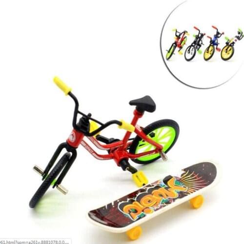 1 PC Fun Kids DIY Assembly Mountain Bike Toy with Spare Tire Tools Mini Bicycle Toy Educational Handwork Finger Bike Toy