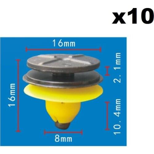 10pcs FOR VOLVO OEM 11-16 S60 Exterior-Rocker Molding Clip 30624192