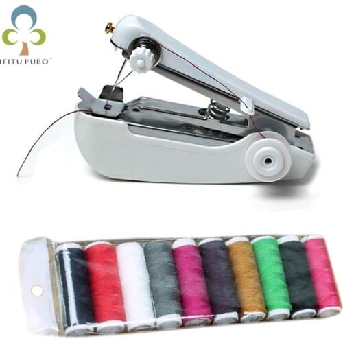 10Color sewing thread manual sewing machine mini sewing machine creative sewing machine needlework set sewing tools YJN