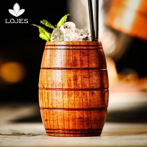 200ml Primitive Drinking Cup Coffee Beer Drinkware Tea Cup Travel Teaware Cup water bottle Home Handmade Wooden Cup Gifts