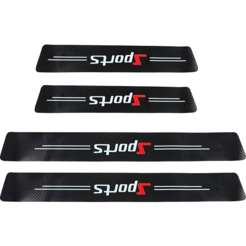 4pcs Door Entry Guards Scratch Cover Protector Self-adhesive Threshold Stickers
