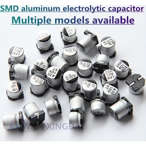 50pcs 10V 16V 25V 35V 47UF 50V 63V 100UF 220UF 470UF 1000UF 10UF 22UF 330UF 2200UF 150UF Aluminum electrolytic capacitor 20
