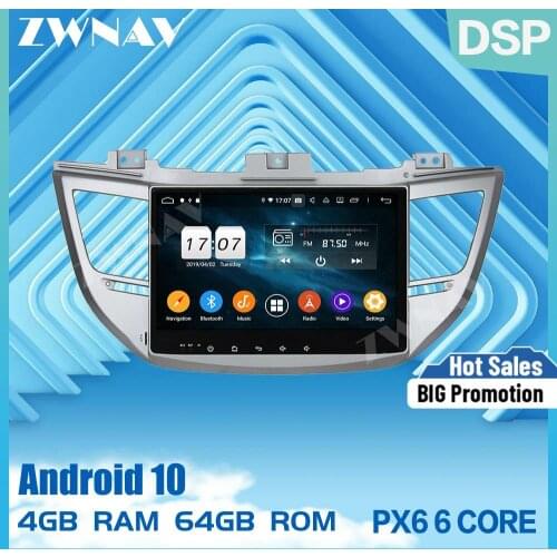 Android 10.0 screen Car multimedia player For Hyundai Tucson IX35 2014 2015 2016 2017 2018 car radio audio stereo GPS head unit
