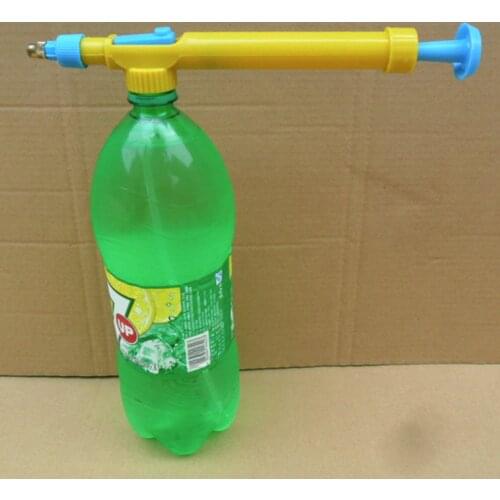 Mini Juice Bottles Interface Trolley Gun Sprayer Head Water Pressure Plastic Water Pesticide Spraying 29 x 3 x 4cm