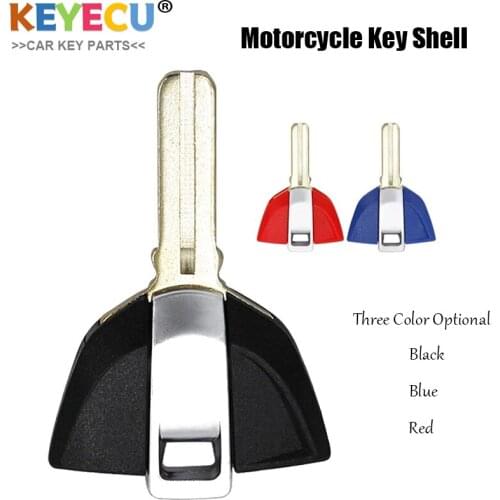 KEYECU for BMW R1200GS R1200GS ADV R1200RT LC S1000R S1000RR K1600GT K1600GTL Motorcycle New Models Blank Blade Key Shell Case