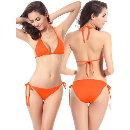 DM005 Sexy Black Micro Bikini Set Women 2 Pieces Swimsuit Swimwear Push Up Padded Bra Thongs Biquini Bathing Suit Beachwear