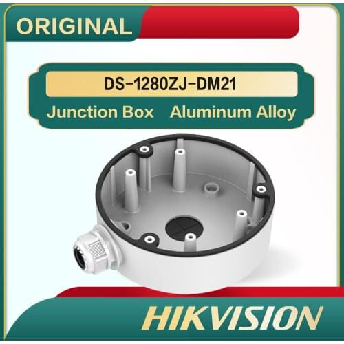DS-1280ZJ-DM21Original Hikvision White Aluminum Alloy Junction Box Mount Bracket For DS-2CD2385G1-I