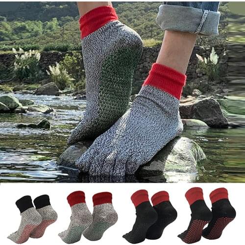 HPPE Short Beach Socks Diving Socks Non-slip Dive Snorkeling Swimming Yoga 5 Toe Cut Resistant Socks High Quality