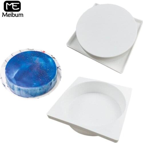 Diameter 180mm Round Silicone Mold DIY Sponge Cake Mould Bread Baking Pan Cheese Mousse Cake Modle Kitchen Baking Tools