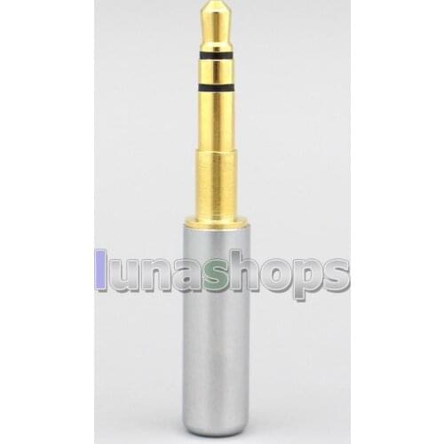 LN005483 16mm Shell 3.5mm Headphone Pins Plug Adapter For Final Audio Design Pandora Hope vi Denon AH-D600 D7100 Velodyne vTrue