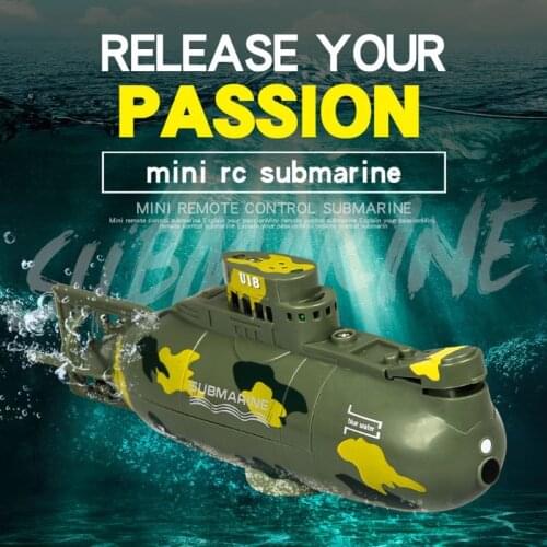 3311M Boat Mini Submarine Children Summer Water Military Camouflage Model Rechargeable Simulation Control Toys
