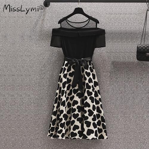 MissLymi Off-the-shoulder Summer Dresses