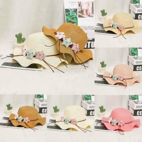 New Summer Toddler Flower Breathable Hat Straw Sun Hat Kids Hat Boy Girls Hats