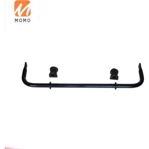 Hollow front sway bar with bushing