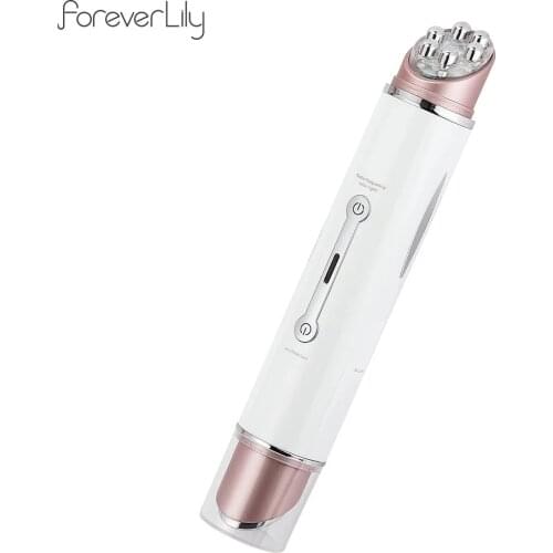 3 Colors Eye Beauty Devices LED Photon Therapy Anti Wrinkle Removal RF Mesotherapy Face Skin Rejuvenation Vibration Massage