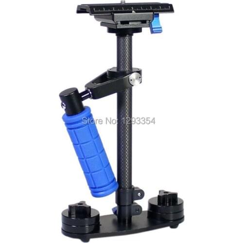 Mini Handheld Carbon Fiber Camera Steadycam Stabilizer Steady Cam S-40 for Studio Video Camera Stabilization