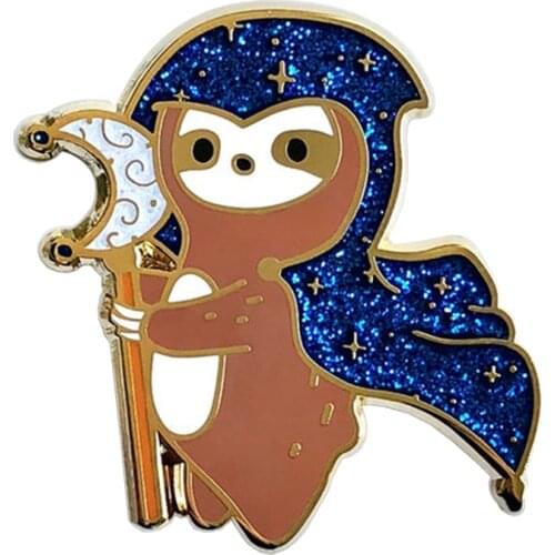 Sloth lapel pin