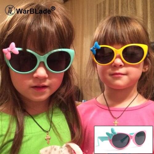 Girls Sunglasses Kids Sun glasses Children Glasses Polarized Lenses Girls Boys TR90 Silicone UV400 Child Mirror Baby Eyewear 888