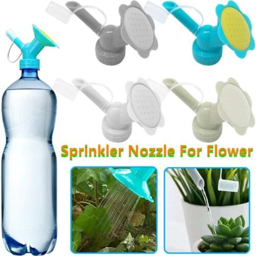 2In1 Watering Sprinkler Nozzle For Flower Waterer Bottle Watering Can Sprinkler Plant Irrigation Flower Pot Home Garden Supplies